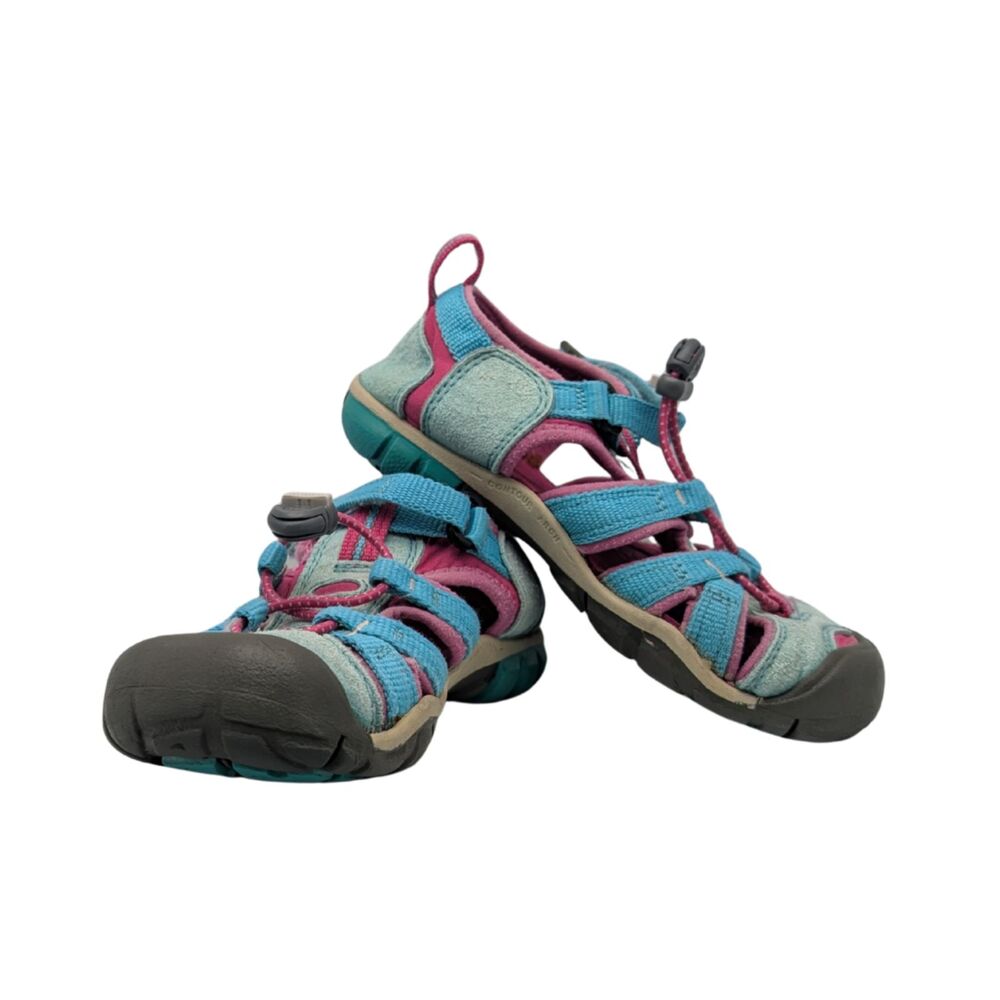 KEEN Turquoise Pink Newport H2 Size Kids 12